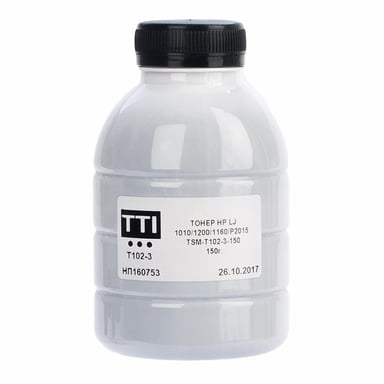 Тонер HP LJ1010/1200/1160/P2015 (150г) TTI (TSM-T102-3-150) - фото 1