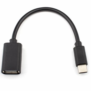 Дата кабель OTG USB 2.0 AF to Type-C 0.1m Atcom (14716) - фото 1