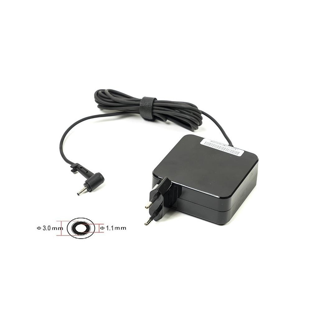Блок живлення до ноутбуку PowerPlant ACER 220V, 19V 65W 3.42A (3.0*1.1) wall mount (WM-AC65F3011) - фото 1 Блок живлення до ноутбуку PowerPlant ACER 220V, 19V 65W 3.42A (3.0*1.1) wall mount (WM-AC65F3011) - фото 1