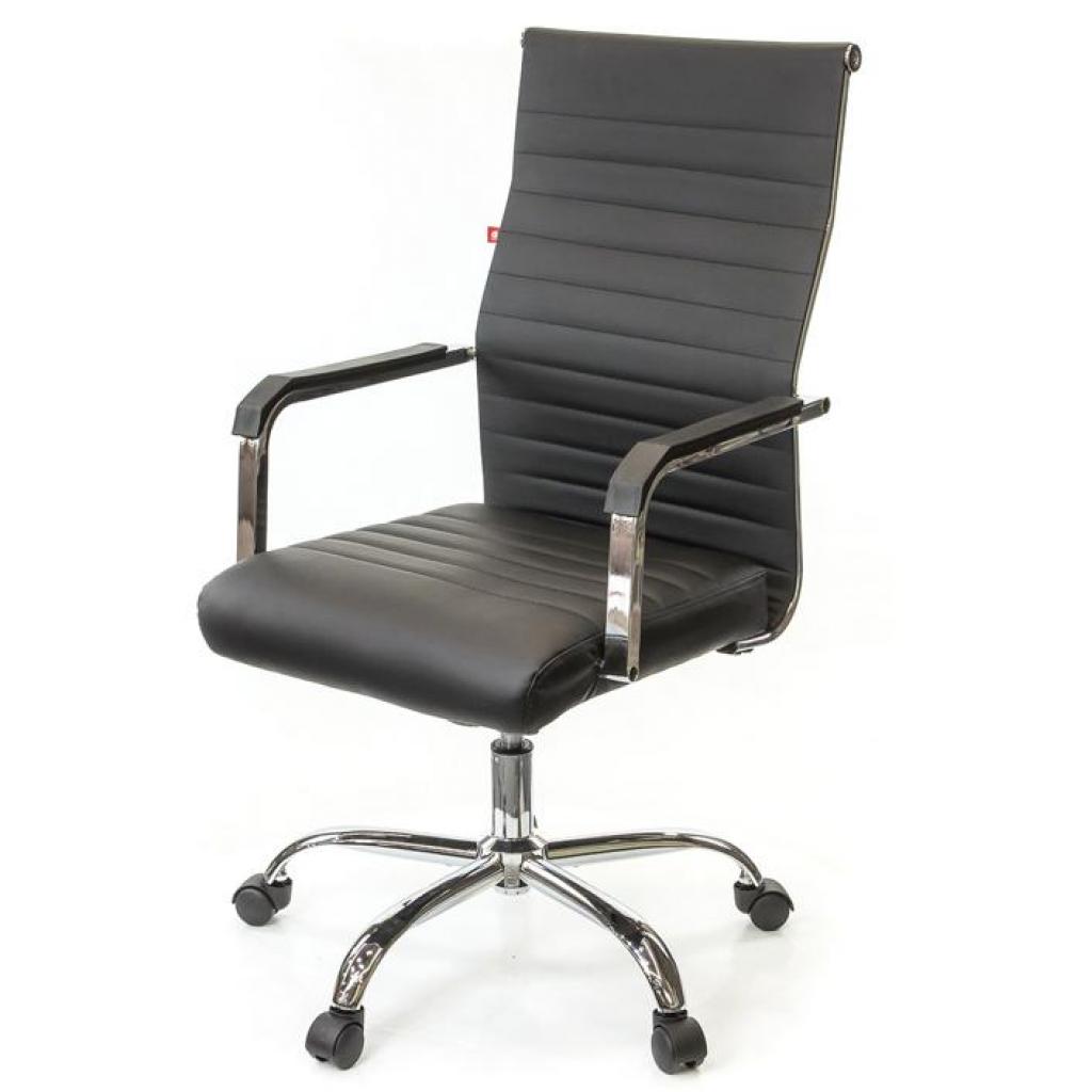 Офісне крісло Аклас Кап FX СН TILT Чорне (09697) - фото 1 Офісне крісло Аклас Кап FX СН TILT Чорне (09697) - фото 1