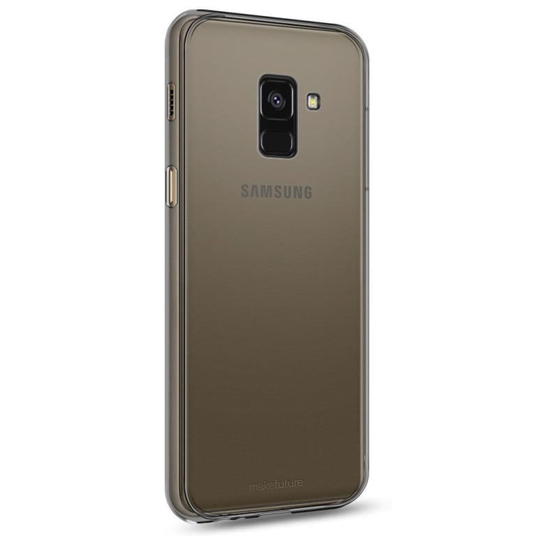 Чохол до мобільного телефона MakeFuture Air Case (Clear TPU) Samsung A8 Plus 2018 Black (MCA-SA818PBK) - фото 2