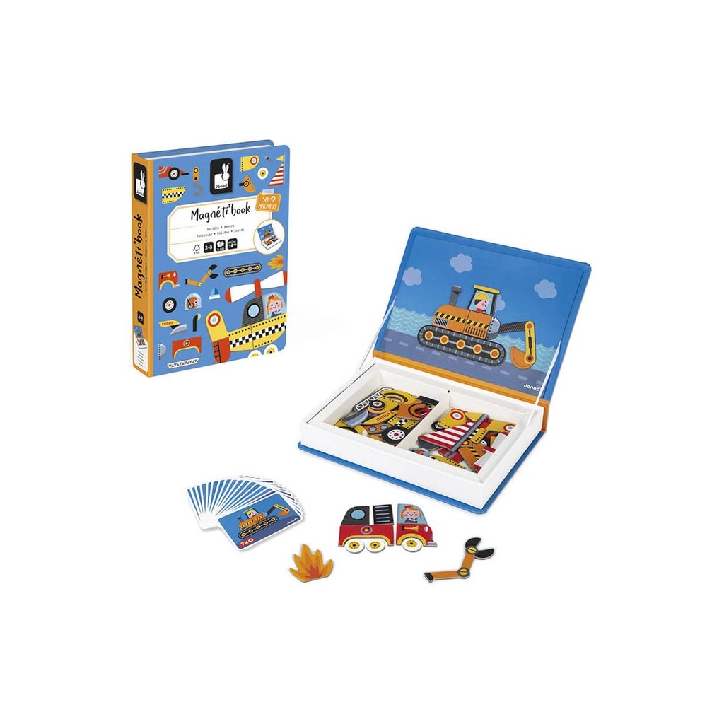 Розвиваюча іграшка Janod Магнітна книга Транспорт (J02715) - фото 1
