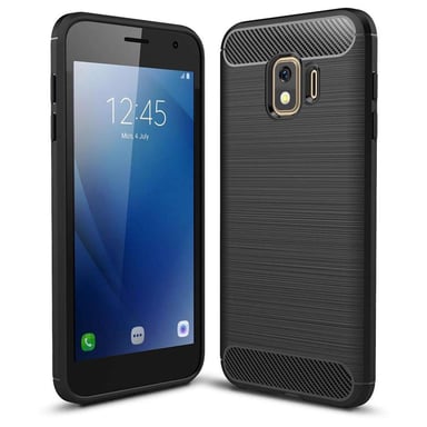Чохол до мобільного телефона Laudtec для Samsung Galaxy J2 Core Carbon Fiber (Black) (LT-J2C) - фото 1