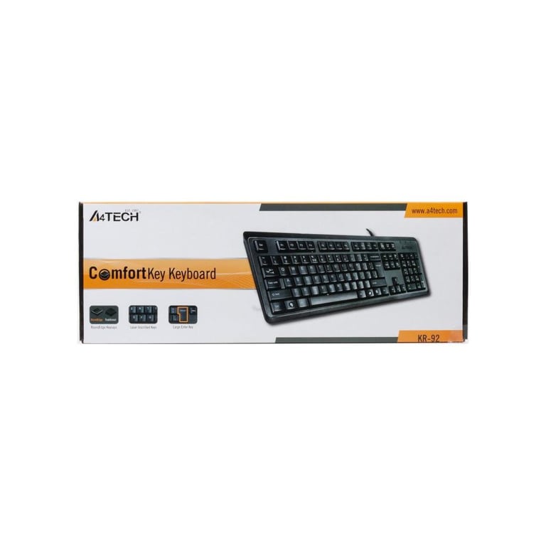 Клавіатура A4Tech KR-92 Black - фото 3