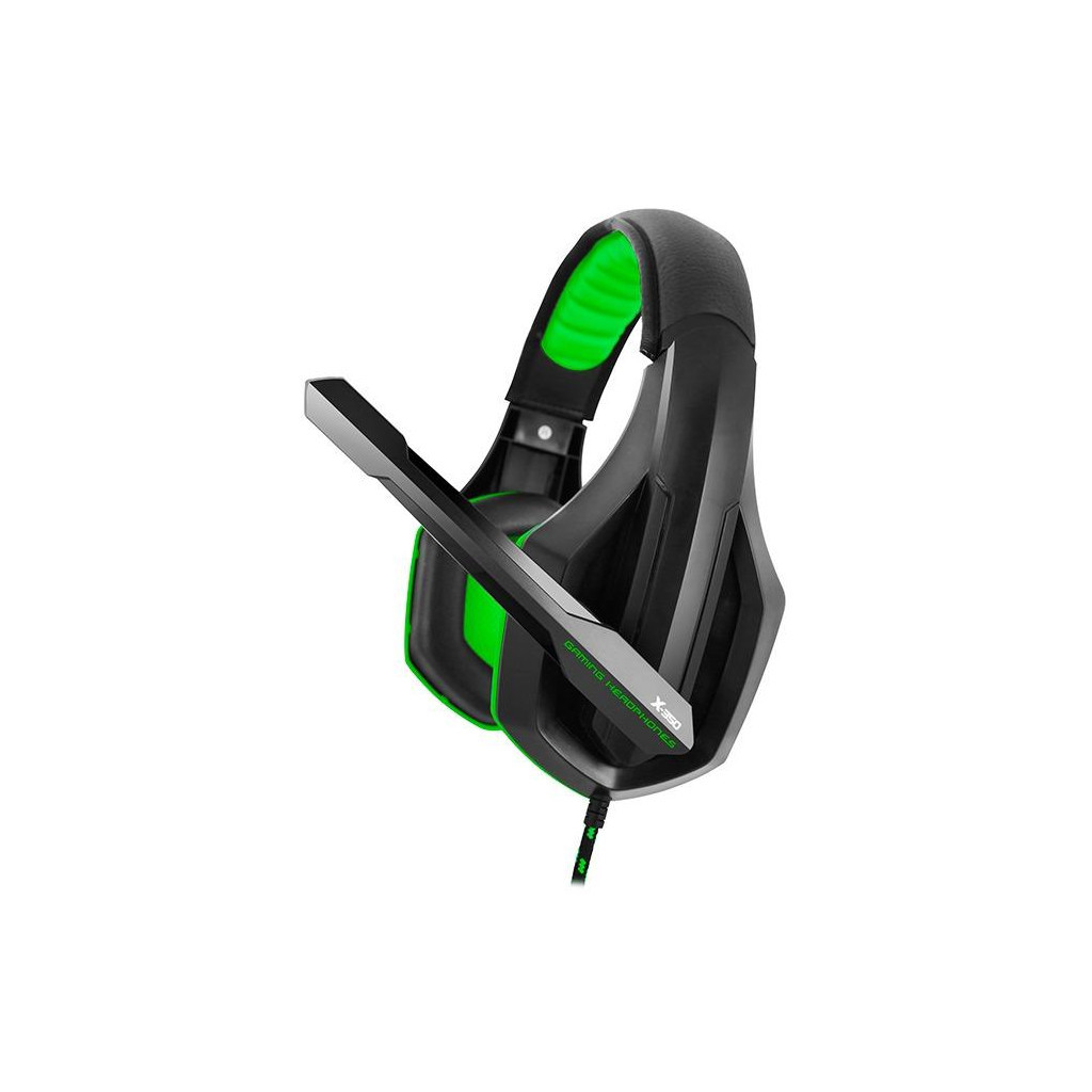 Навушники Gemix X-350 black-green - фото 1