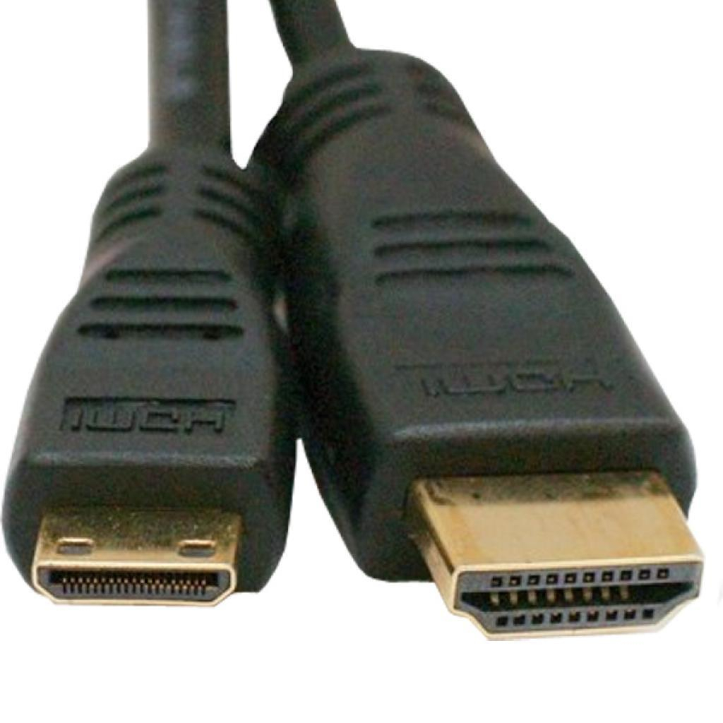 Кабель мультимедійний HDMI M to HDMI mini M 2.0m Atcom (14156) Кабель мультимедійний HDMI M to HDMI mini M 2.0m Atcom (14156)