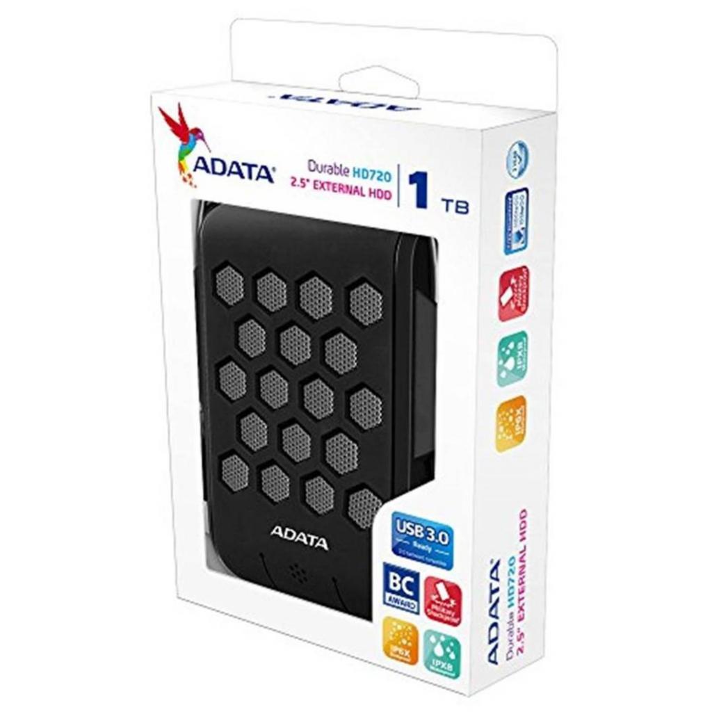 Зовнішній жорсткий диск 2.5" 2TB ADATA (AHD720-2TU31-CBK) - фото 5 Зовнішній жорсткий диск 2.5" 2TB ADATA (AHD720-2TU31-CBK) - фото 5