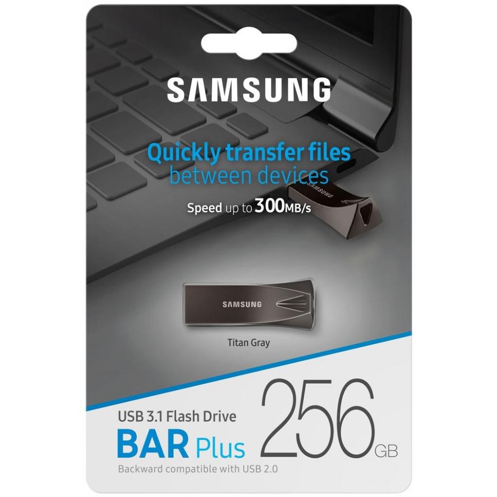 USB флеш накопичувач Samsung 256GB BAR Plus USB 3.0 (MUF-256BE4/APC) - фото 7 USB флеш накопичувач Samsung 256GB BAR Plus USB 3.0 (MUF-256BE4/APC) - фото 7