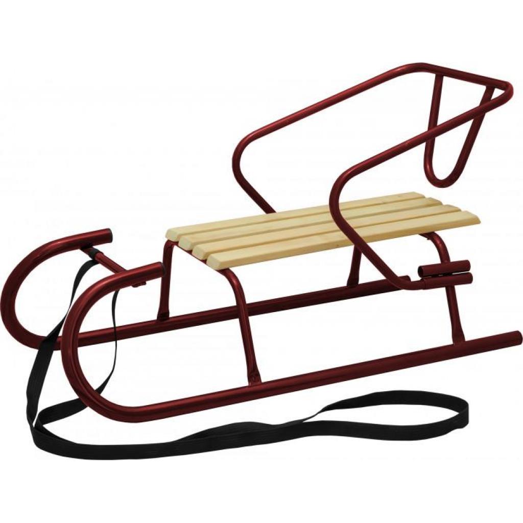 Санки Snower Сніжок Бордові (4820211100476BORDO) Санки Snower Сніжок Бордові (4820211100476BORDO)