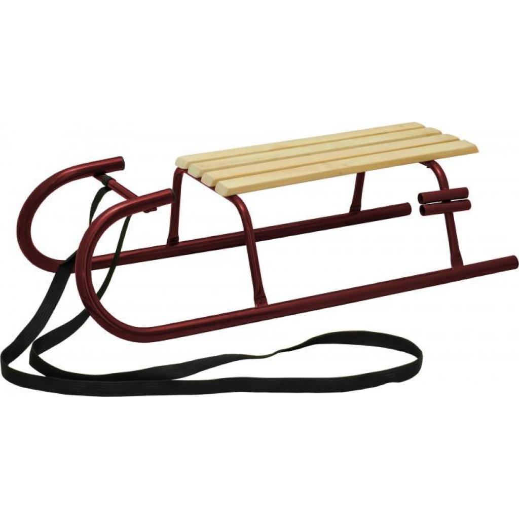 Санки Snower Сніжок Бордові (4820211100476BORDO) - фото 2 Санки Snower Сніжок Бордові (4820211100476BORDO) - фото 2