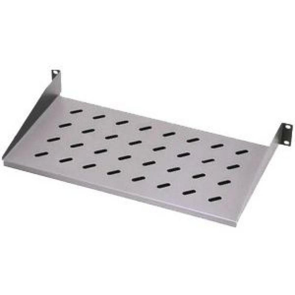 Полка 19" Hypernet 1U глуб. 200мм, цвет серый (CS-200-1U) - фото 1