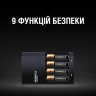 Зарядний пристрій для акумуляторів Duracell CEF14, 4 години, 1 шт. (Includes 2 AA1300mAh & 2 AAA750mAh) (5007497 / 5004990) - фото 5