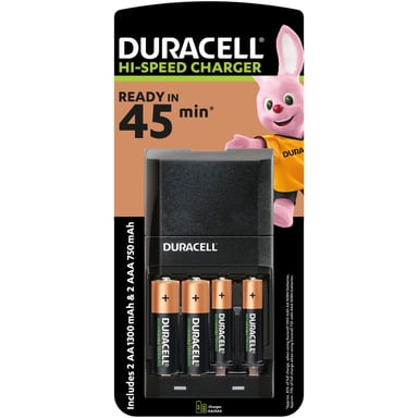Зарядний пристрій для акумуляторів Duracell CEF27 + 2 rechar AA1300mAh + 2 rechar AAA750mAh (5001374) - фото 1