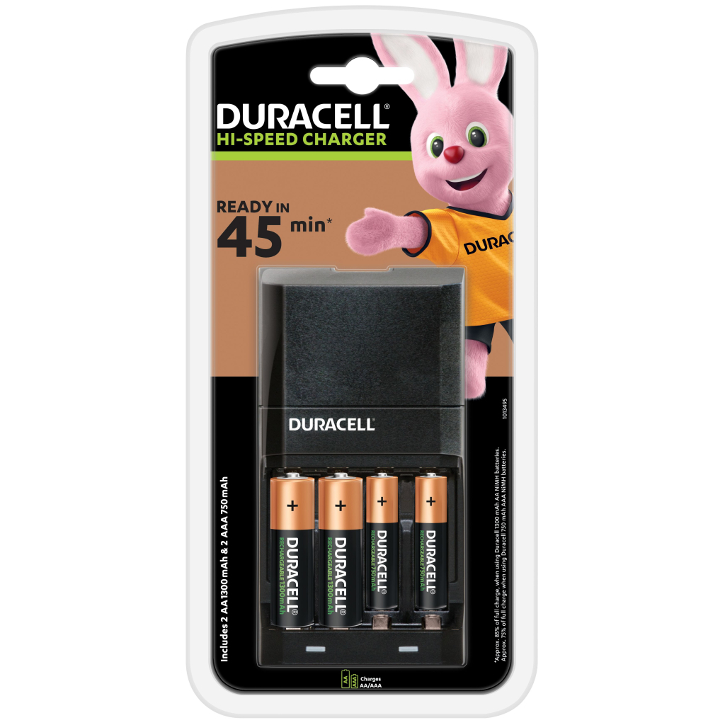 Зарядний пристрій для акумуляторів Duracell CEF27 + 2 rechar AA1300mAh + 2 rechar AAA750mAh (5001374) - фото 2 Зарядний пристрій для акумуляторів Duracell CEF27 + 2 rechar AA1300mAh + 2 rechar AAA750mAh (5001374) - фото 2