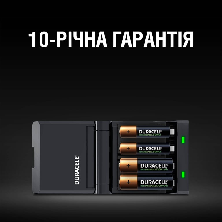 Зарядний пристрій для акумуляторів Duracell CEF27 + 2 rechar AA1300mAh + 2 rechar AAA750mAh (5001374) - фото 8