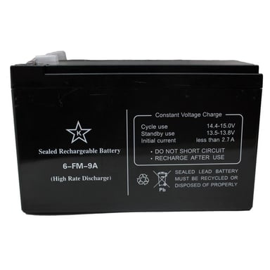 Батарея до ДБЖ Kstar 12В 9 Ач (6-FM-9A) (6-FM-9A) - фото 1