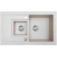 Мийка кухонна Perfelli PIERRA PGP 536-78 LIGHT BEIGE - фото 1