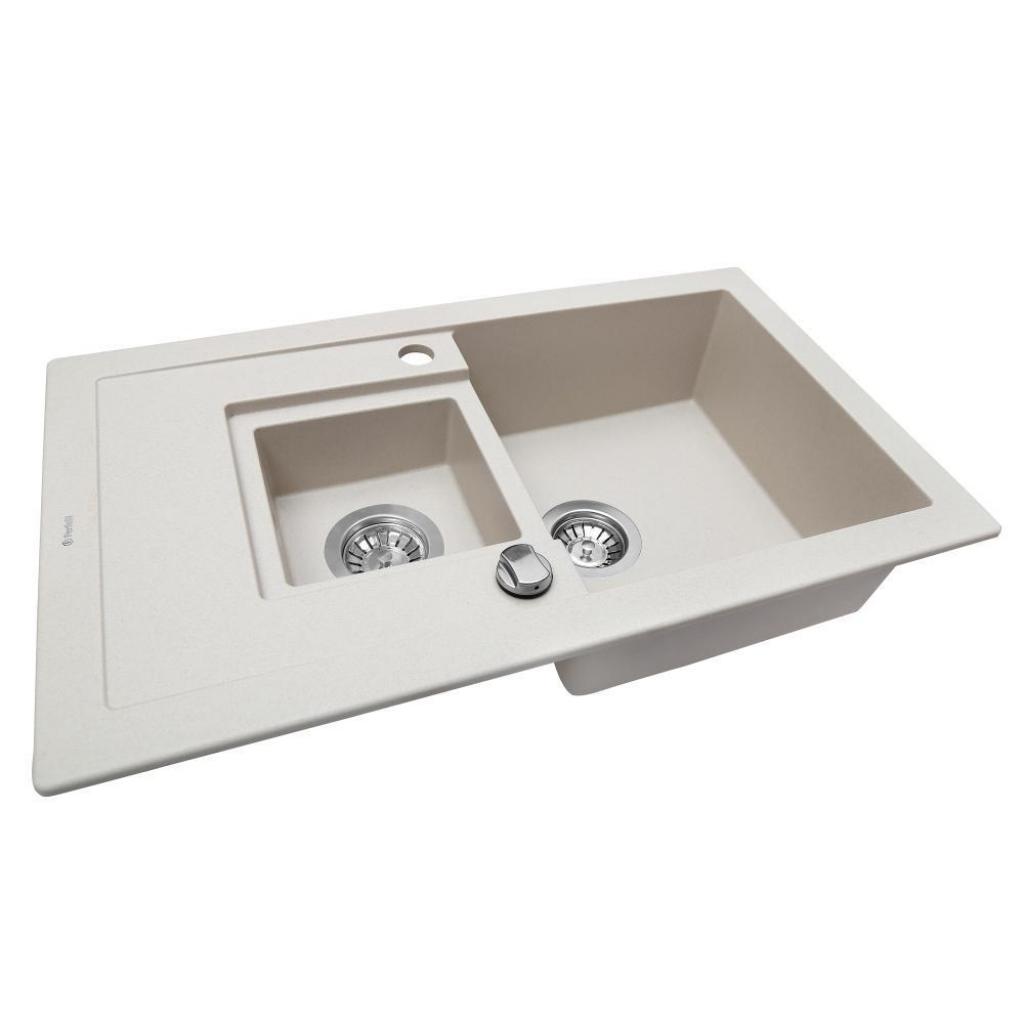 Мийка кухонна Perfelli PIERRA PGP 536-78 LIGHT BEIGE - фото 2 Мийка кухонна Perfelli PIERRA PGP 536-78 LIGHT BEIGE - фото 2