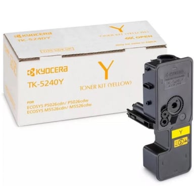 Тонер-картридж Kyocera TK-5240Y Yellow 3K (1T02R7ANL0) - фото 1