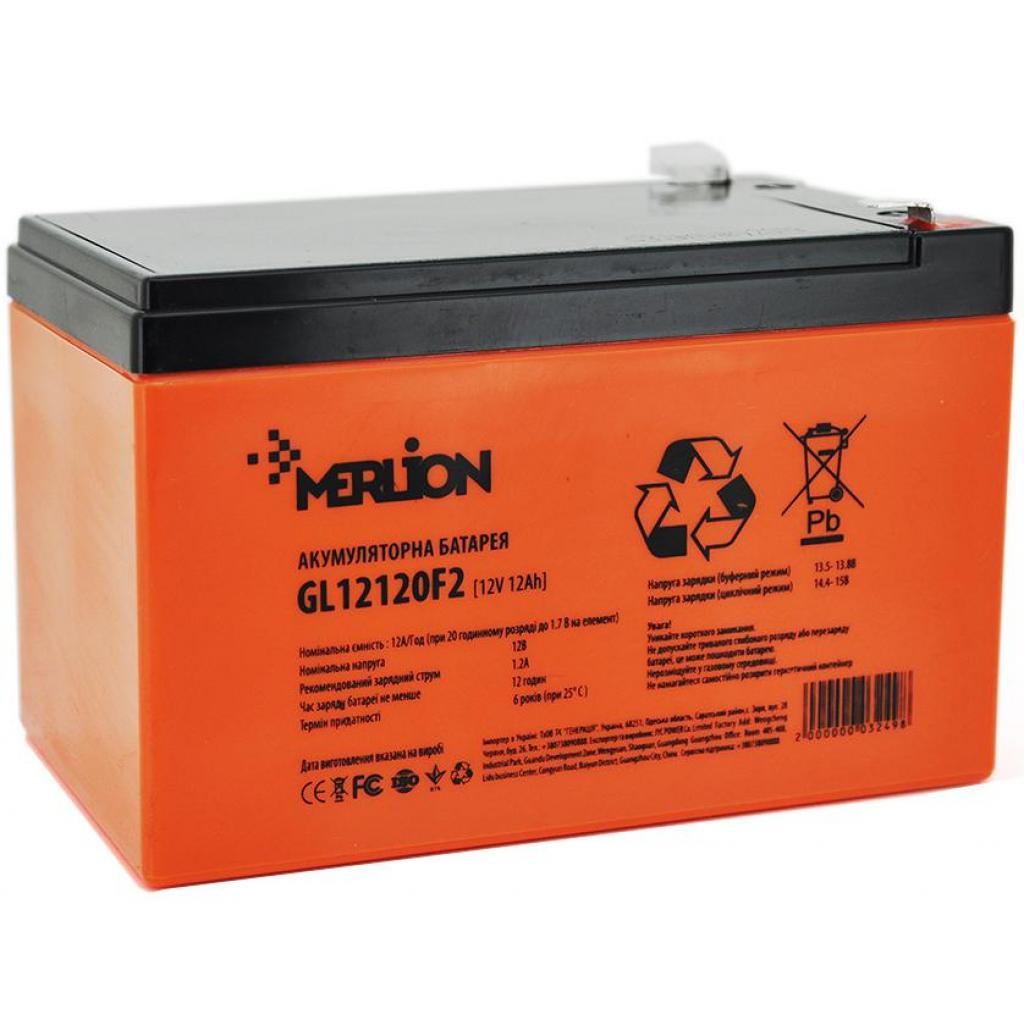 Батарея до ДБЖ Merlion 12V-12Ah GEL (GL12120F2 GEL) Батарея до ДБЖ Merlion 12V-12Ah GEL (GL12120F2 GEL)