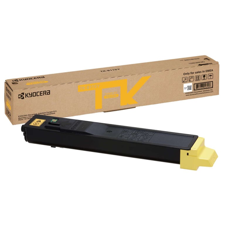 Тонер-картридж Kyocera TK-8115Y Yellow 6K (1T02P3ANL0) - фото 1