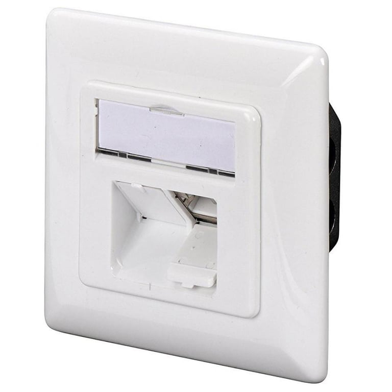 Комп'ютерна розетка Digitus 2xRJ45 STP, cat. 6, для відкритої проводки (DN-9006-N) - фото 2