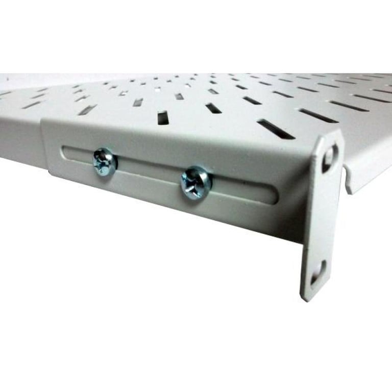 Полка 19" Hypernet 1U глуб. 600мм, в шкафы глубиной 800мм, цвет серый (U-FS-80) - фото 4