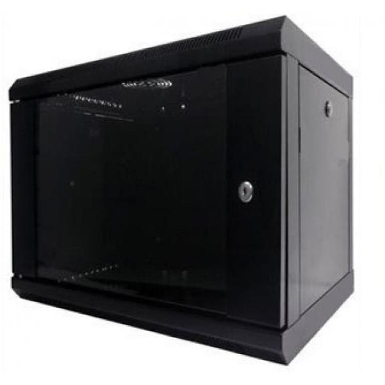 Шафа настінна Hypernet 9U 19″ 600×350 (WMNC-35-9U-FLAT-BLACK)