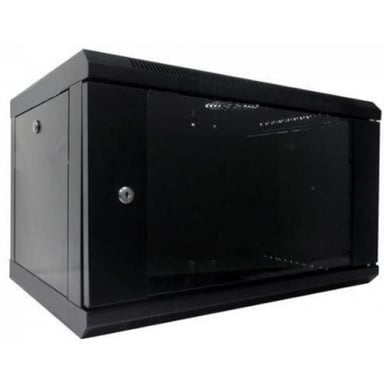 Шафа настінна Hypernet 4U 19" 600x300 (WMNC-30-4U-FLAT-BLACK) - фото 1