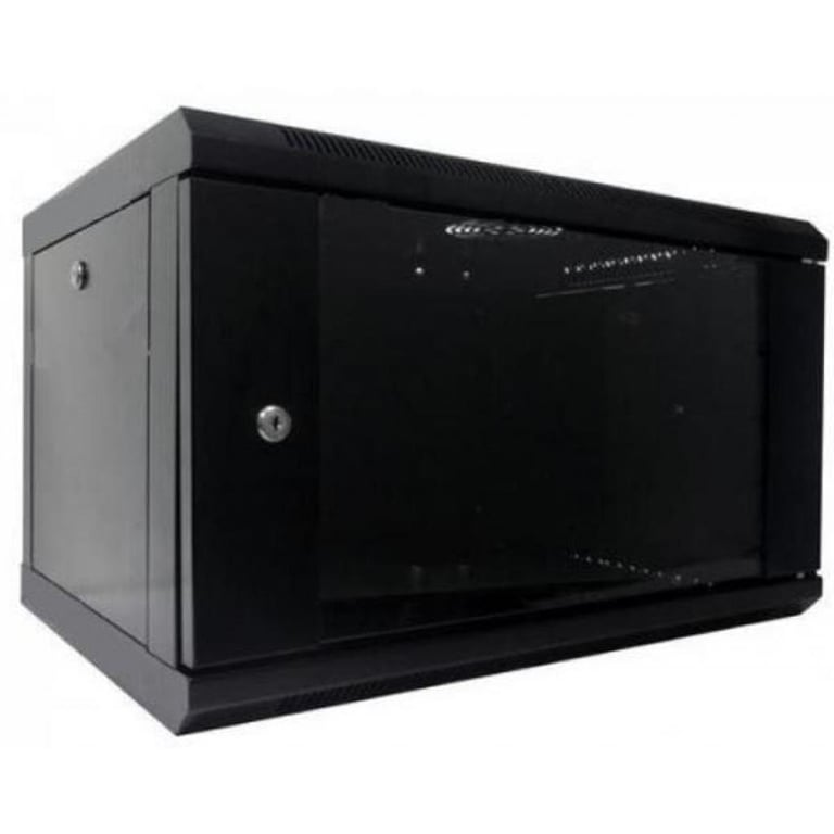 Шафа настінна Hypernet 4U 19" 600x300 (WMNC-30-4U-FLAT-BLACK) - фото 1