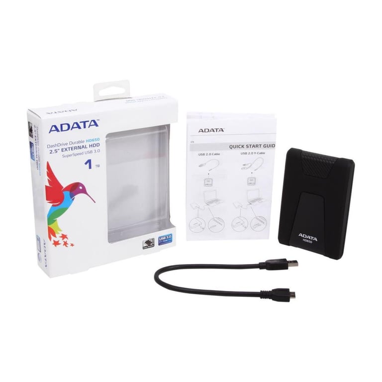 Зовнішній жорсткий диск 2.5" 1TB ADATA (AHD650-1TU31-CBK) - фото 8