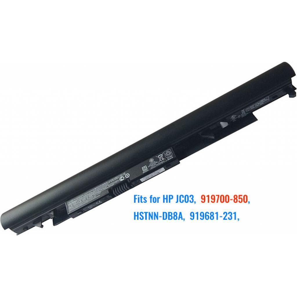 Акумулятор до ноутбука HP 255 G6 JC03, 2850mAh (31Wh), 3cell, 11.1V, Li-ion (A47319) - фото 2 Акумулятор до ноутбука HP 255 G6 JC03, 2850mAh (31Wh), 3cell, 11.1V, Li-ion (A47319) - фото 2