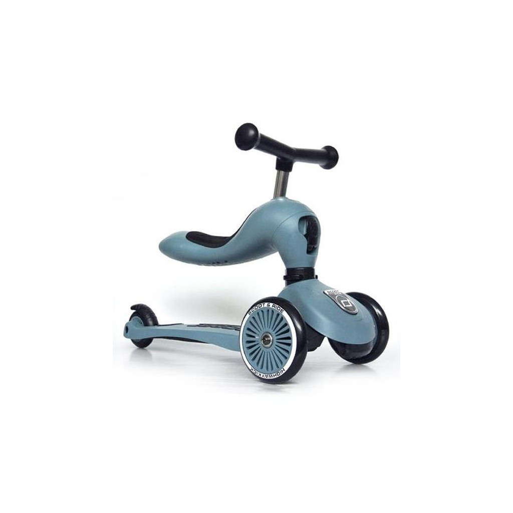 Самокат Scoot&Ride Highwaykick-1 Сіро-синій (SR-160629-STEEL) Самокат Scoot&Ride Highwaykick-1 Сіро-синій (SR-160629-STEEL)