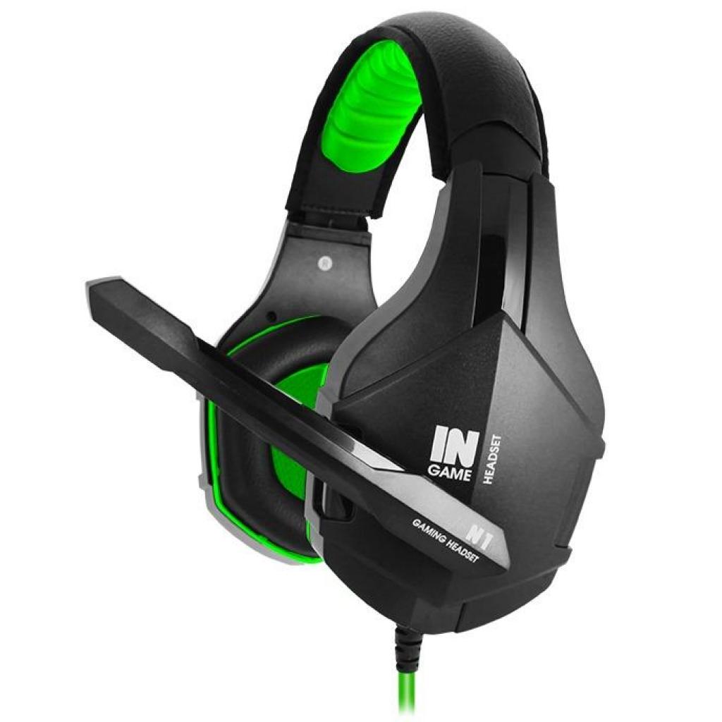 Навушники Gemix N1 Black-Green Gaming - фото 1 Навушники Gemix N1 Black-Green Gaming - фото 1