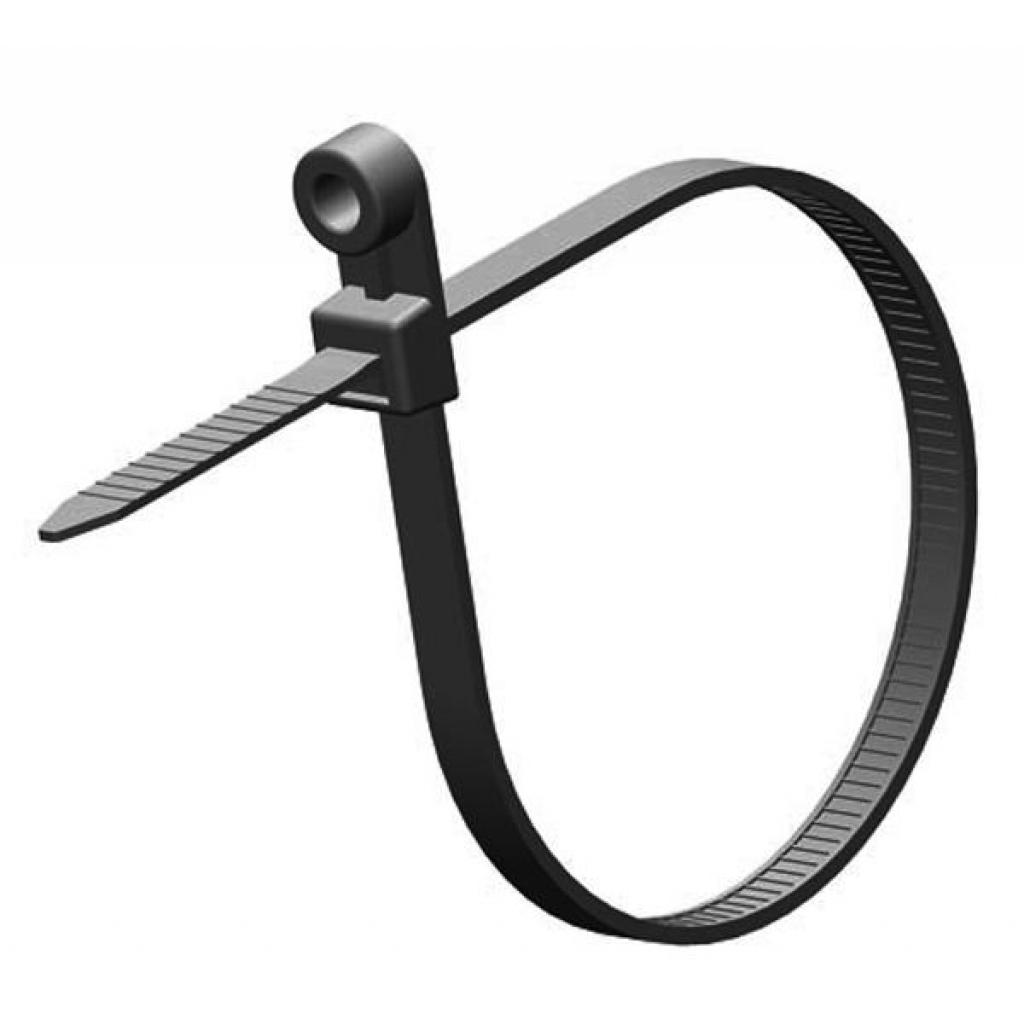 Стяжка Ritar 150мм/4.0мм под дюбель, черная, 100 шт (CTКR-B4150) - фото 1 Стяжка Ritar 150мм/4.0мм под дюбель, черная, 100 шт (CTКR-B4150) - фото 1