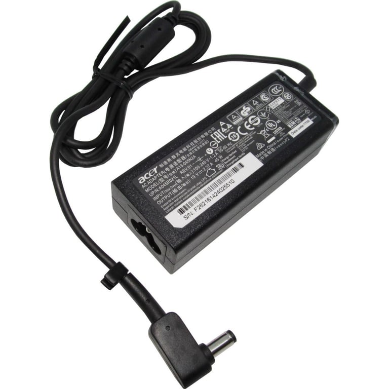 Блок живлення до ноутбуку Acer 45W 19V, 2.37A, 5.5/1.7 (A13-045N2A / A40241) - фото 1
