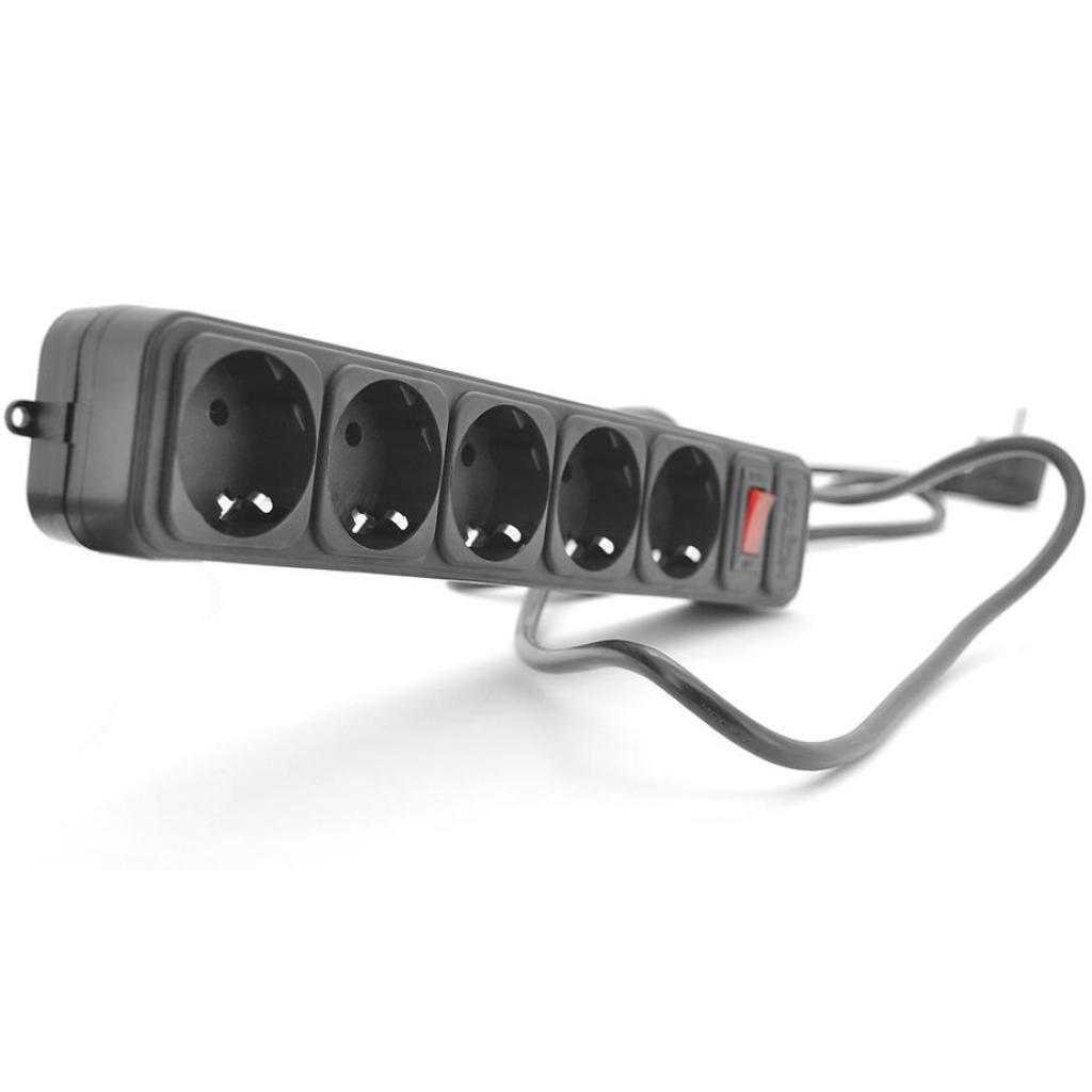 Мережевий фільтр живлення Merlion 5 розеток, 10м (B5100) - фото 1 Мережевий фільтр живлення Merlion 5 розеток, 10м (B5100) - фото 1