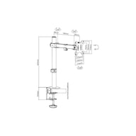 Кронштейн Brateck LDT12-C011 - фото 2