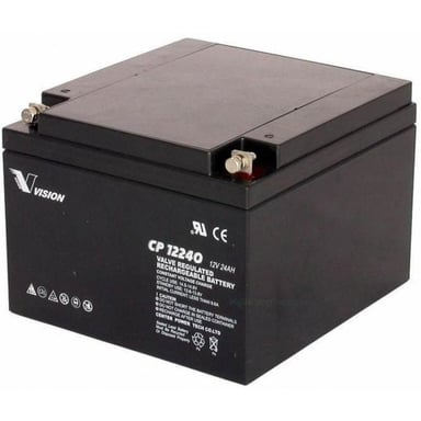 Батарея до ДБЖ Vision CP 12V 24Ah (CP12240E-X) - фото 1