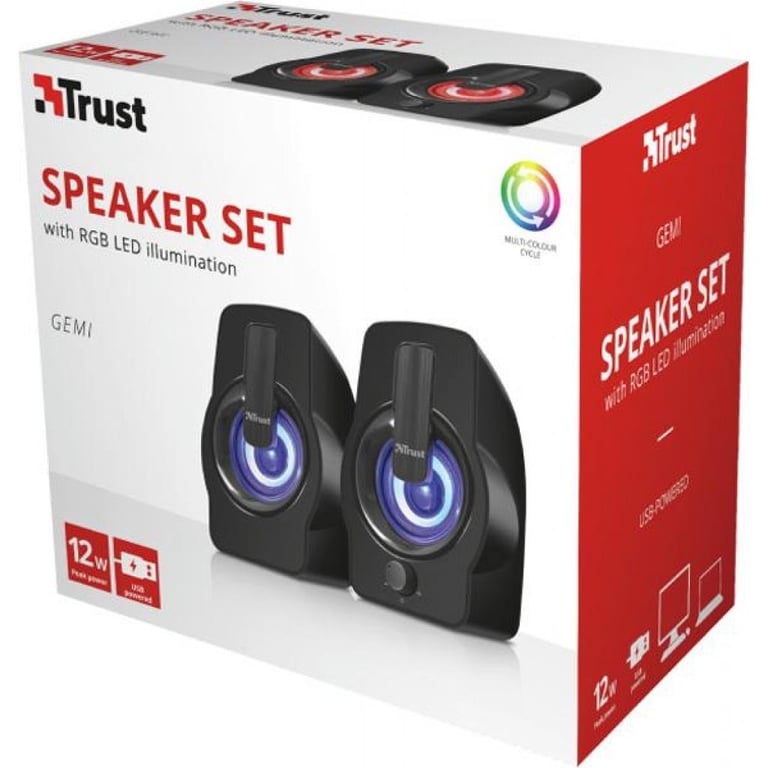 Акустична система Trust Gemi RGB black USB (22948) - фото 8