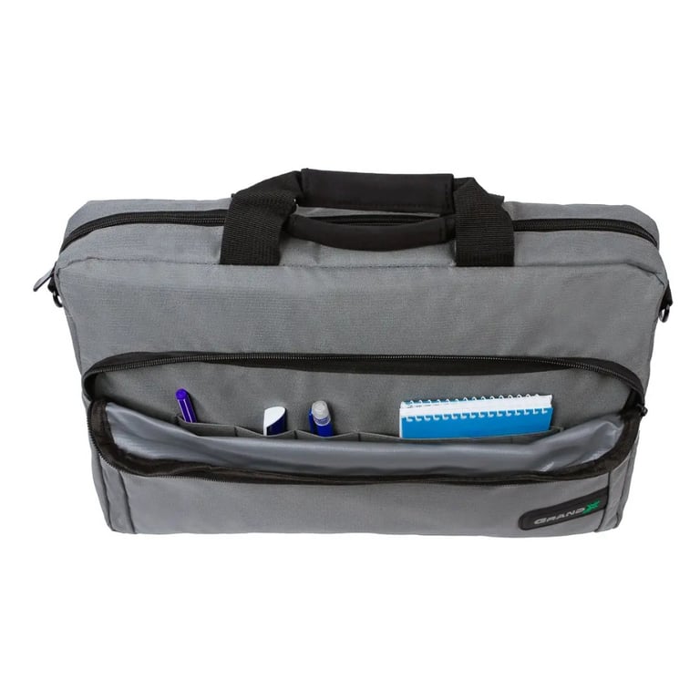 Сумка для ноутбука Grand-X 15.6'' SB-129 Grey Ripstop Nylon (SB-129G) - фото 4