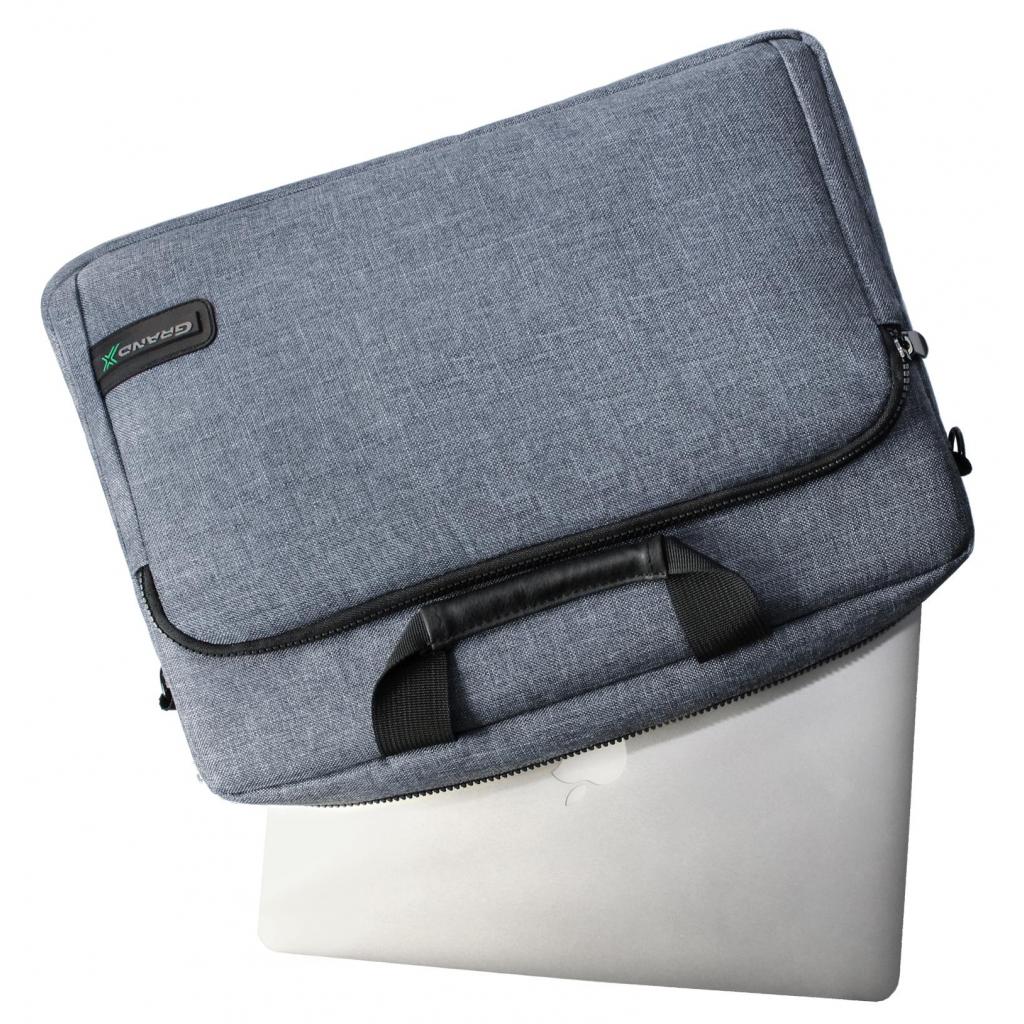 Сумка для ноутбука Grand-X 15.6'' SB-139 Grey (SB-139J) - фото 6 Сумка для ноутбука Grand-X 15.6'' SB-139 Grey (SB-139J) - фото 6