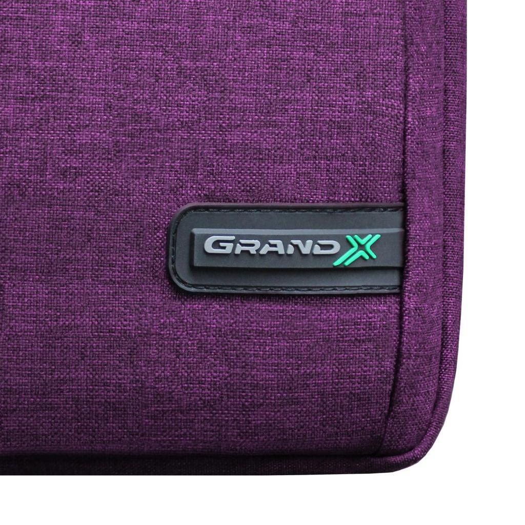 Сумка для ноутбука Grand-X 15.6'' SB-139 Purple (SB-139P) - фото 8 Сумка для ноутбука Grand-X 15.6'' SB-139 Purple (SB-139P) - фото 8