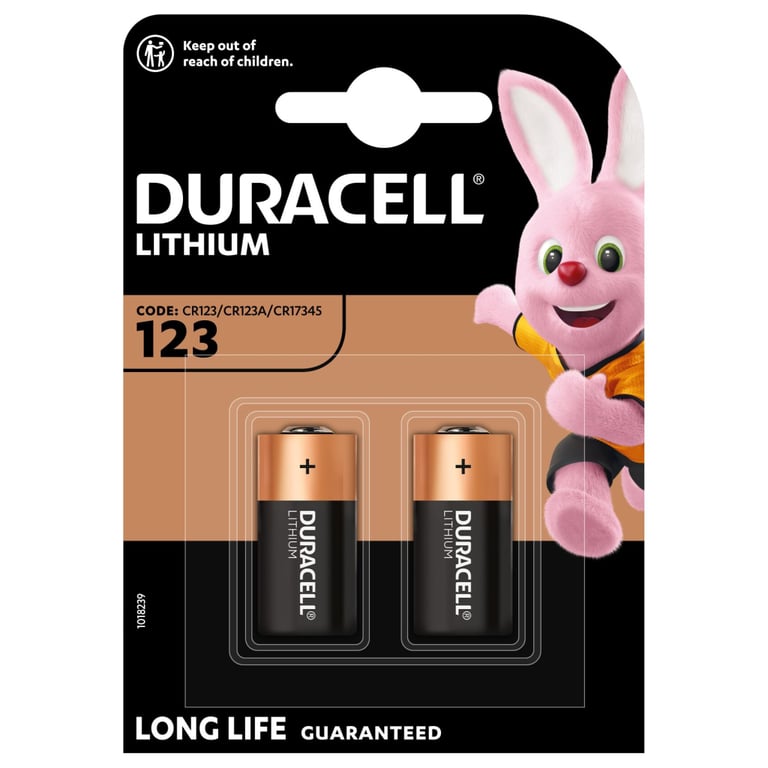 Батарейка Duracell CR 123 / DL 123 * 2 (5002979) - фото 2