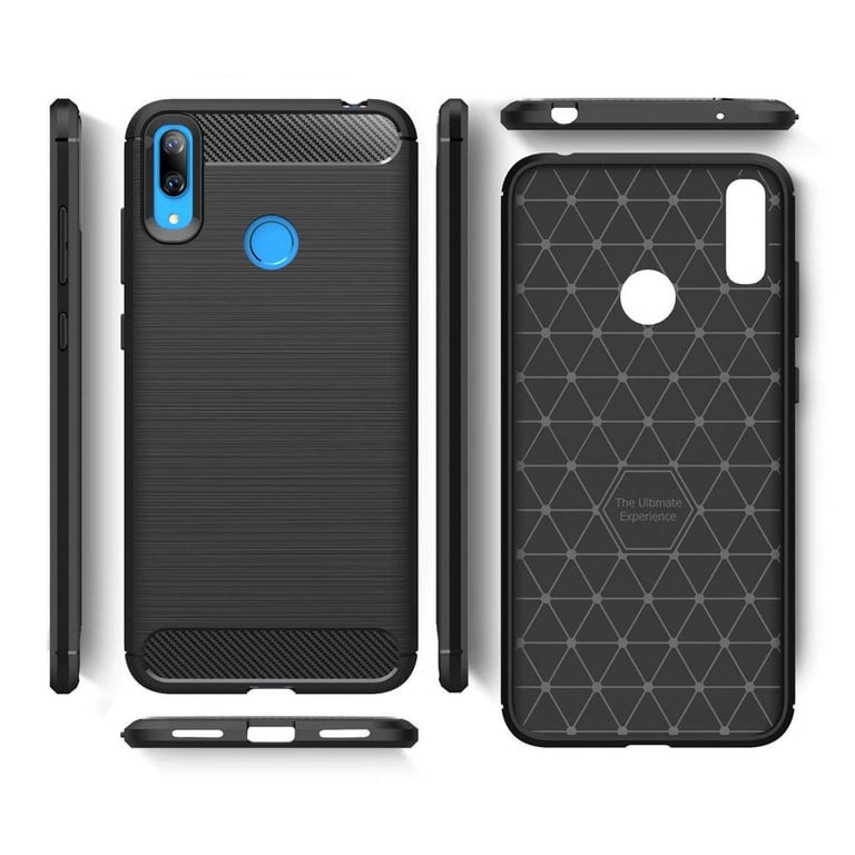 Чохол до мобільного телефона Laudtec для Huawei Y7 2019 Carbon Fiber (Black) (LT-HY72019B) - фото 4