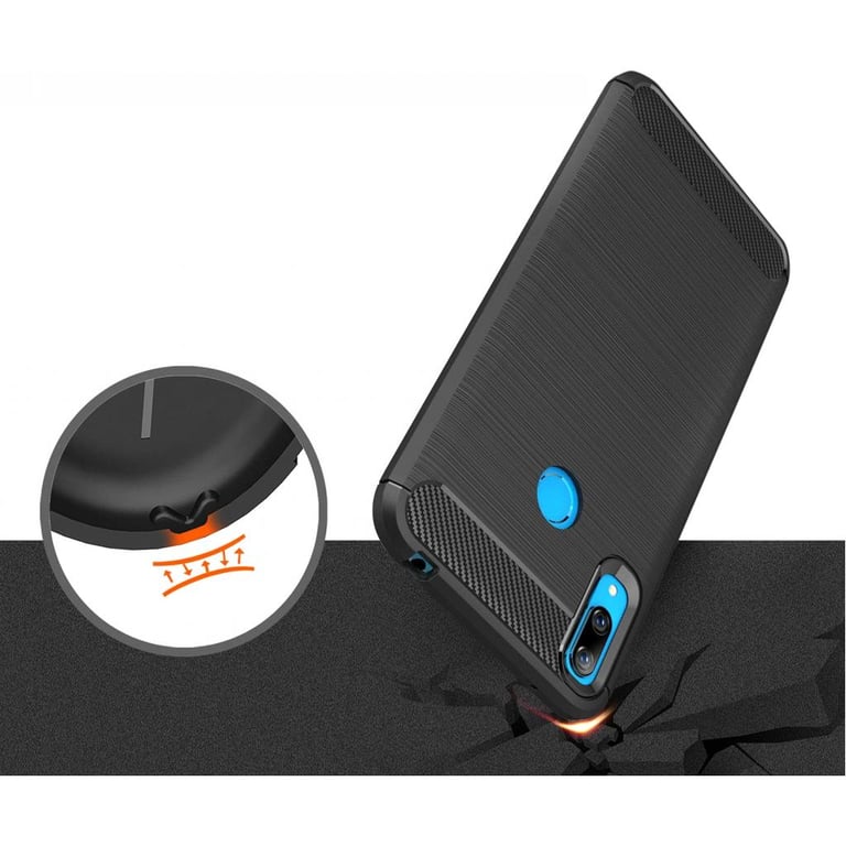 Чохол до мобільного телефона Laudtec для Huawei Y7 2019 Carbon Fiber (Black) (LT-HY72019B) - фото 7