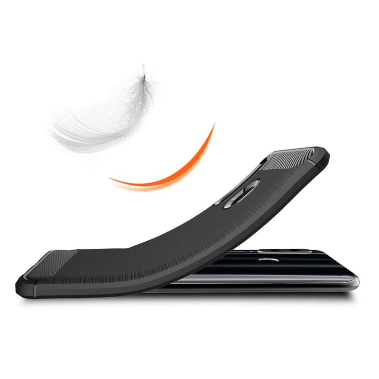 Чохол до мобільного телефона Laudtec для Huawei P Smart 2019 Carbon Fiber (Black) (LT-PST19) - фото 5