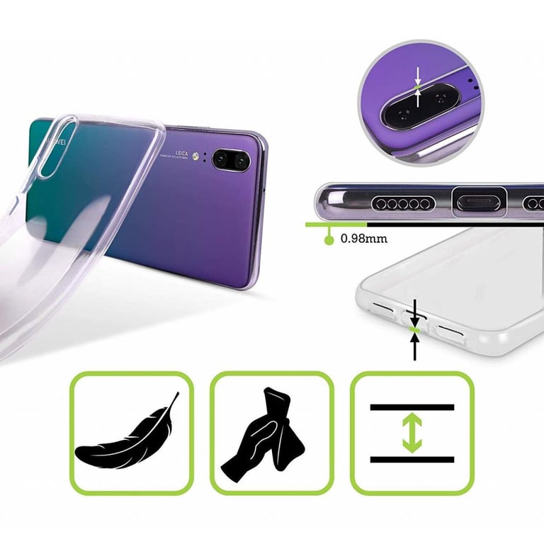 Чохол до мобільного телефона Laudtec для Huawei Y7 2019 Clear tpu (Transperent) (LC-HY72019T) - фото 3