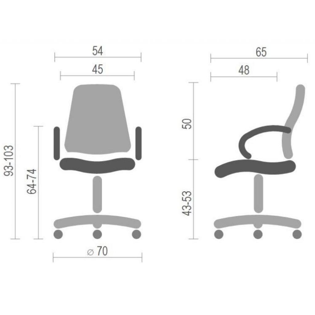 Офісне крісло Аклас Тіто CH TILT Чорне (07314) - фото 6 Офісне крісло Аклас Тіто CH TILT Чорне (07314) - фото 6