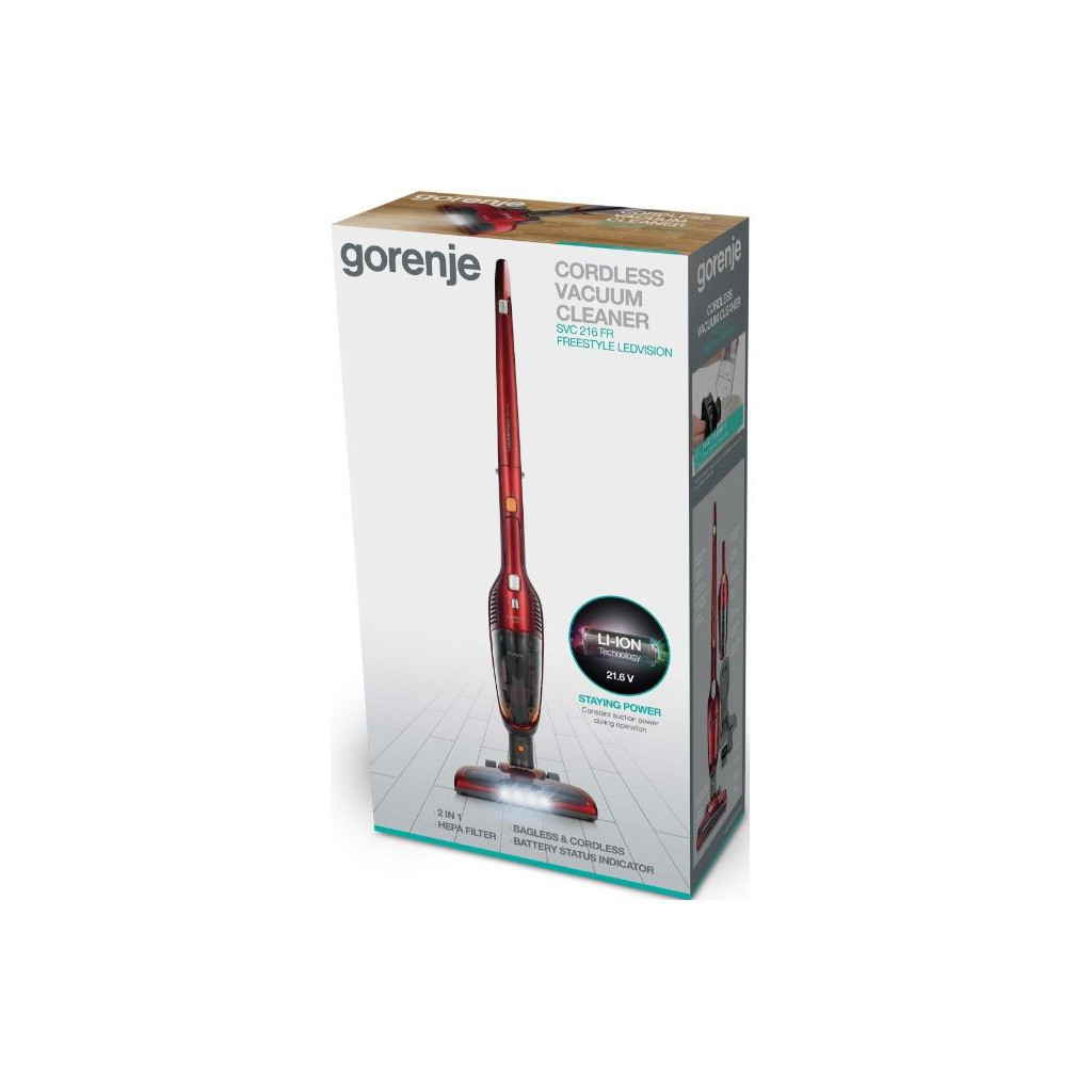 Пилосос Gorenje SVC 216 FR (SVC216FR) - фото 4 Пилосос Gorenje SVC 216 FR (SVC216FR) - фото 4
